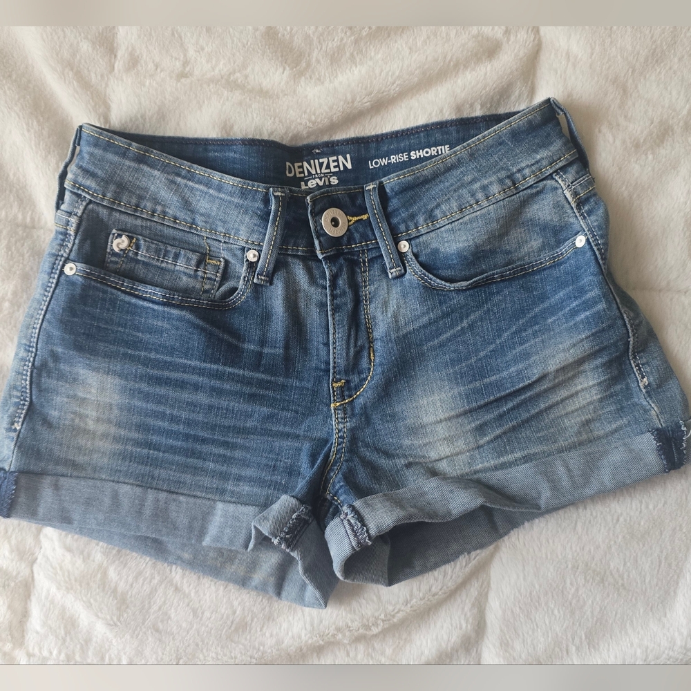 Denizen from Levi's Blue Low-Rise Jean Shorties